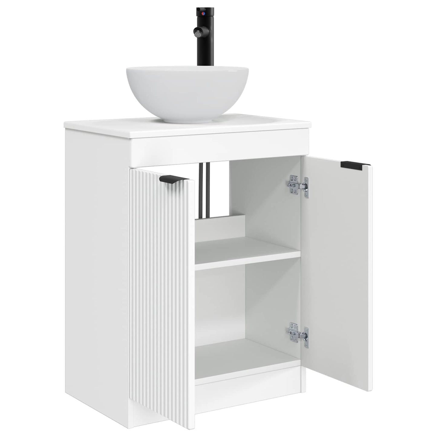 Bathroom Vanity with Sink White 54 x 35 x 83 cm Engineered Wood