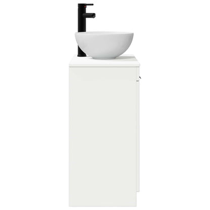 Bathroom Vanity with Sink White 54 x 35 x 83 cm Engineered Wood