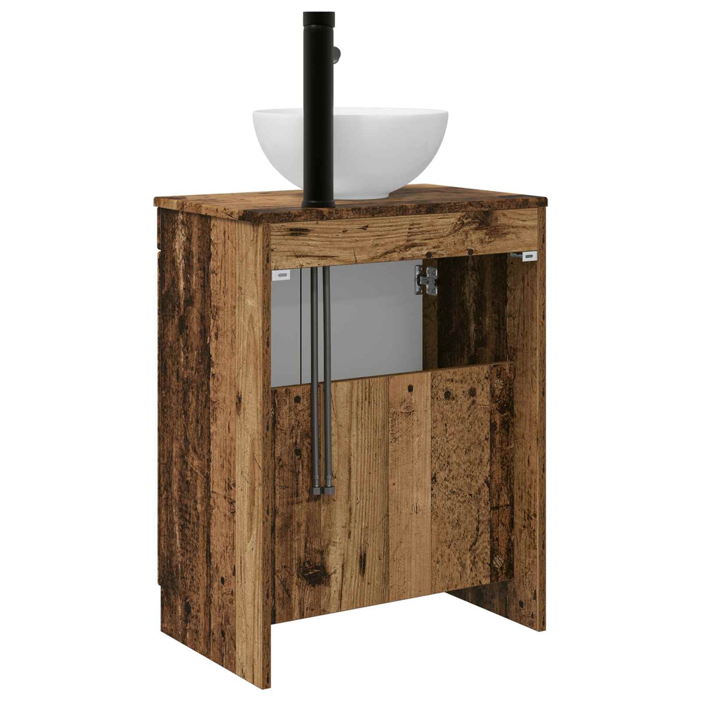 Bathroom Vanity with Sink Old Wood 54 x 35 x 83 cm