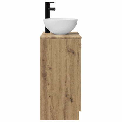 Bathroom Vanity with Sink Artisan Oak 54 x 35 x 83 cm