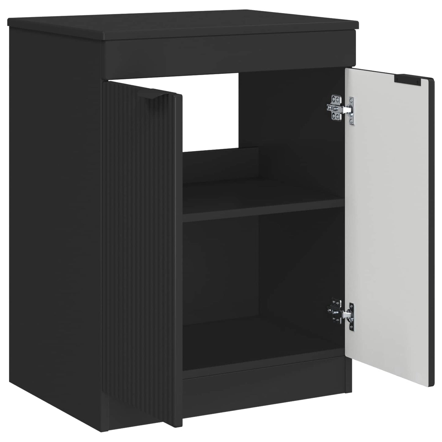 Bathroom Cabinet Black 54 x 41 x 70 cm Engineered Wood