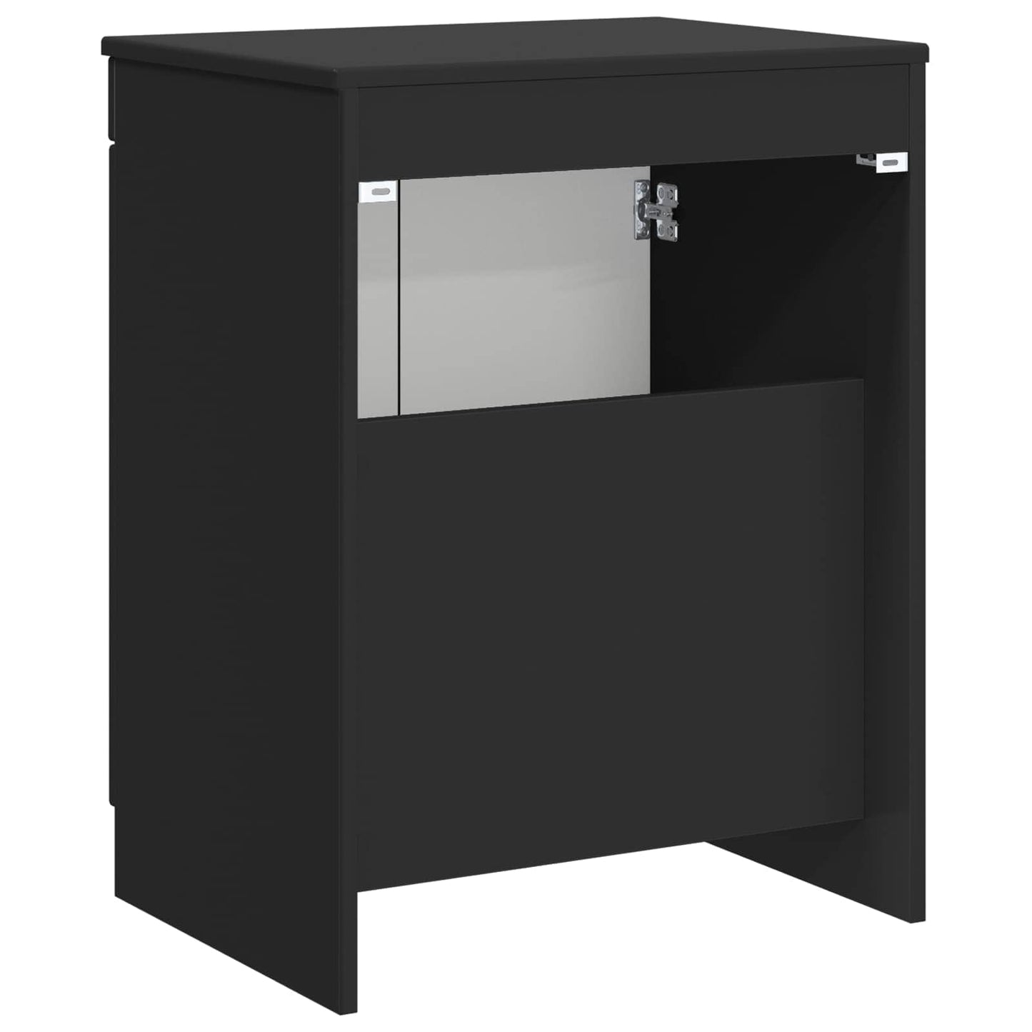 Bathroom Cabinet Black 54 x 41 x 70 cm Engineered Wood