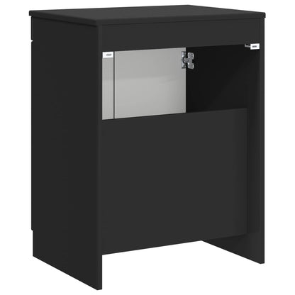 Bathroom Cabinet Black 54 x 41 x 70 cm Engineered Wood