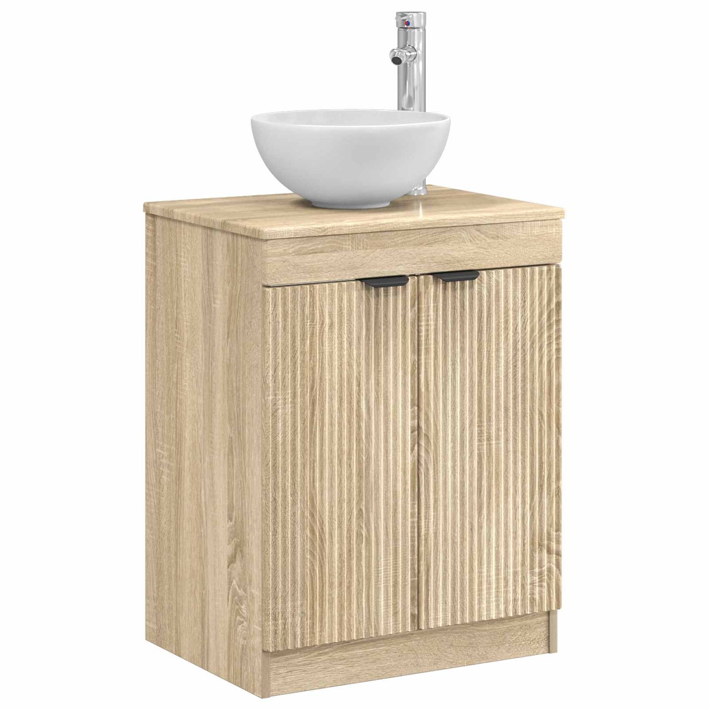 Bathroom Cabinet Sonoma Oak 54 x 41 x 70 cm Engineered Wood