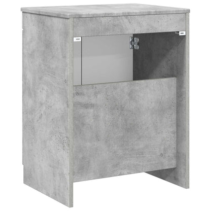 Bathroom Cabinet Concrete Grey 54 x 41 x 70 cm Engineered Wood