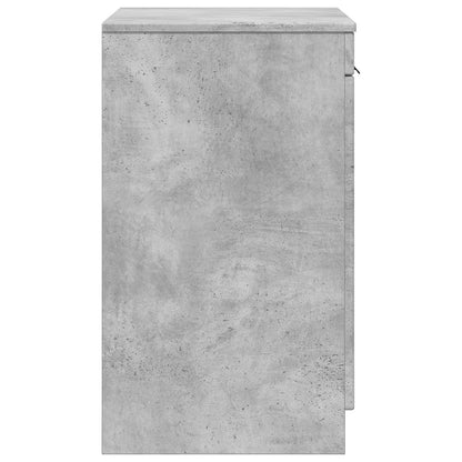 Bathroom Cabinet Concrete Grey 54 x 41 x 70 cm Engineered Wood