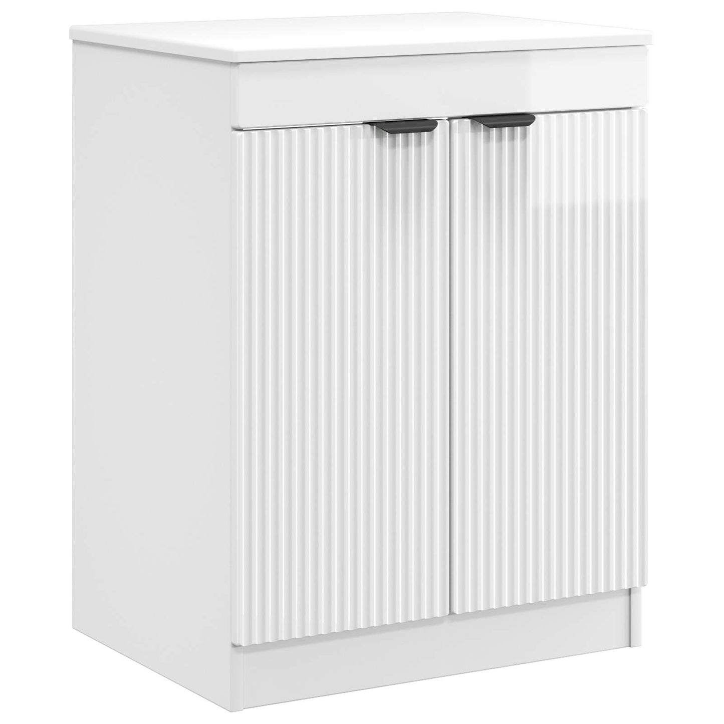 Bathroom Cabinet High Gloss White 54 x 41 x 70 cm