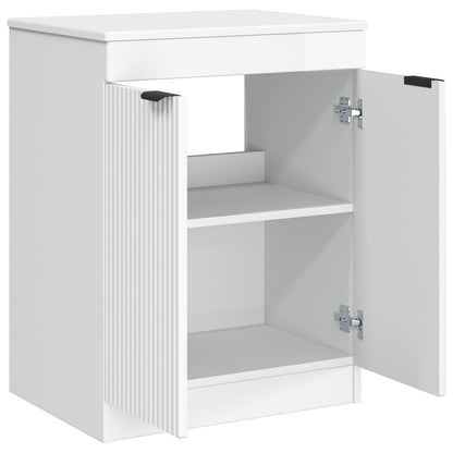 Bathroom Cabinet High Gloss White 54 x 41 x 70 cm