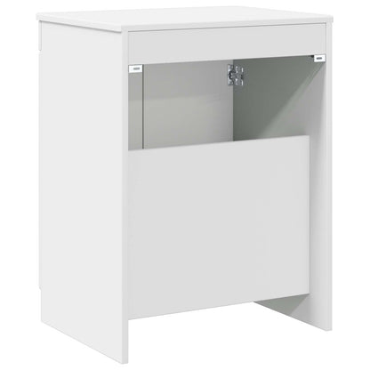 Bathroom Cabinet High Gloss White 54 x 41 x 70 cm