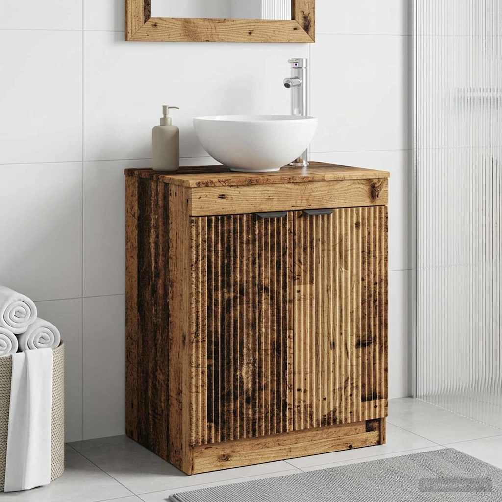 Bathroom Cabinet Old Wood 54 x 41 x 70 cm Engineered Wood