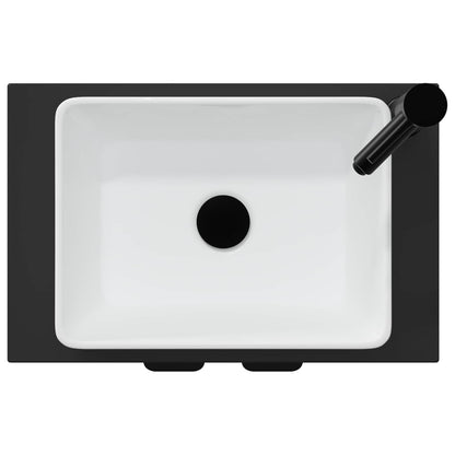 Bathroom Vanity with Sink Black 54 x 35 x 83 cm Engineered Wood