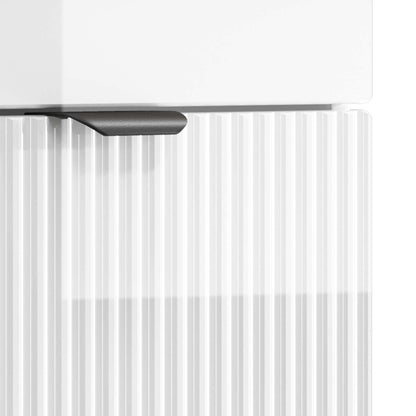 Bathroom Vanity with Sink High Gloss White 54 x 35 x 83 cm