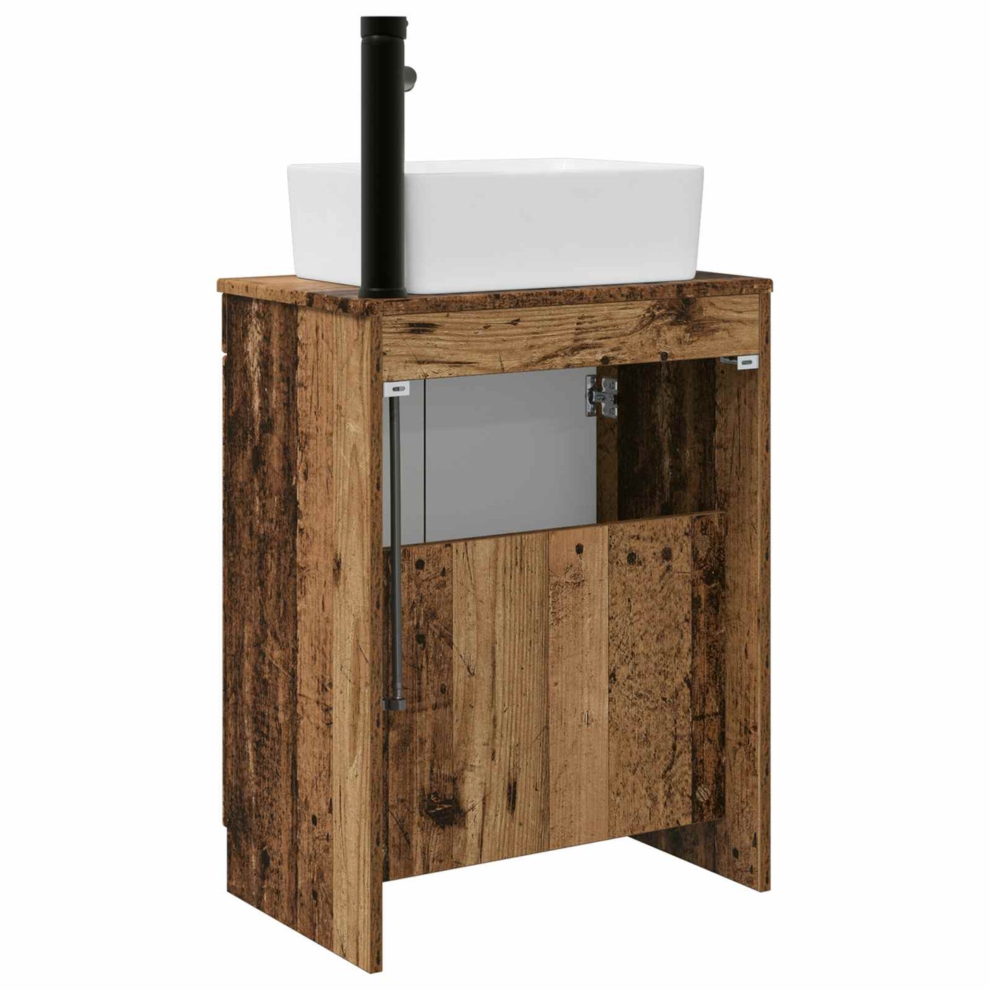 Bathroom Vanity with Sink Old Wood 54 x 35 x 83 cm