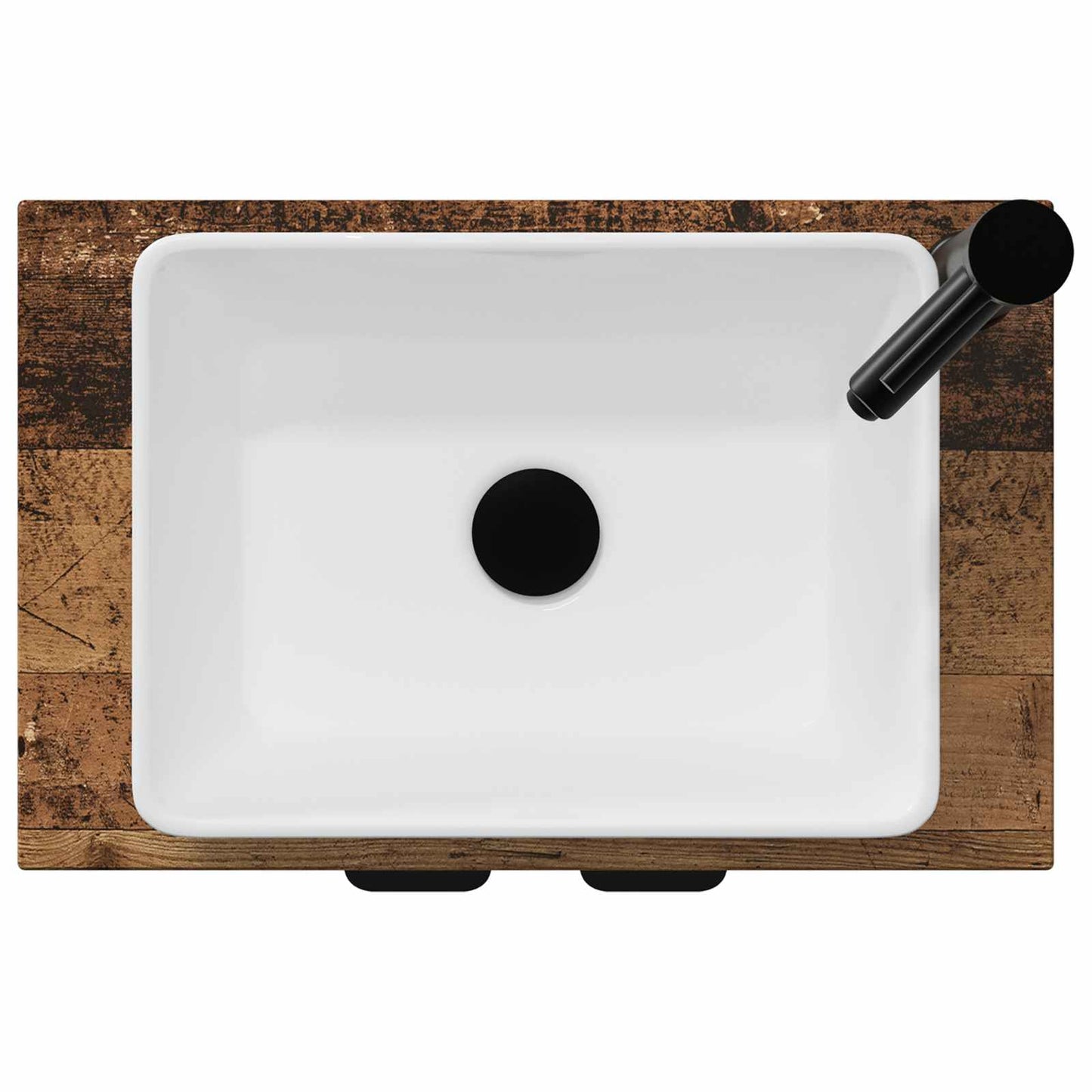 Bathroom Vanity with Sink Old Wood 54 x 35 x 83 cm
