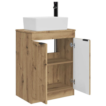 Bathroom Vanity with Sink Artisan Oak 54 x 35 x 83 cm