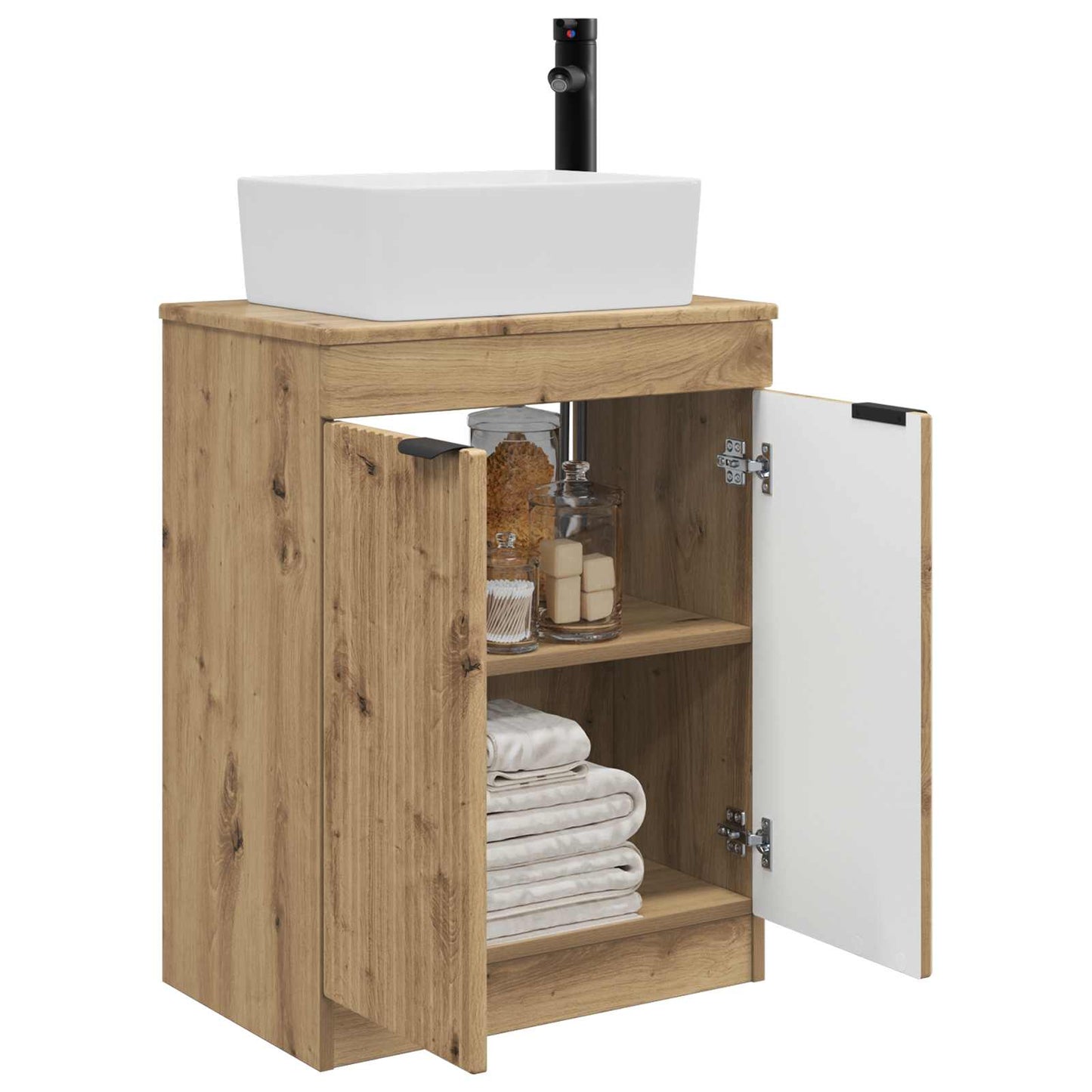 Bathroom Vanity with Sink Artisan Oak 54 x 35 x 83 cm