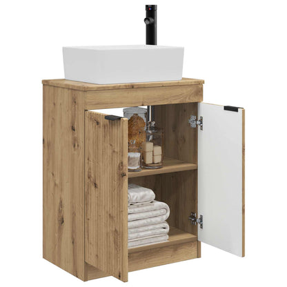 Bathroom Vanity with Sink Artisan Oak 54 x 35 x 83 cm