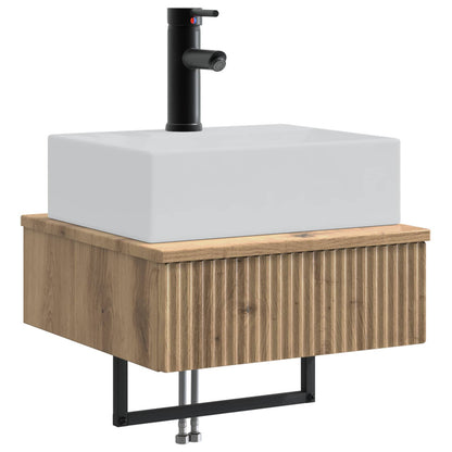 Wall-Mounted Wash Basin Artisan Oak 40 x 41 x 39 cm