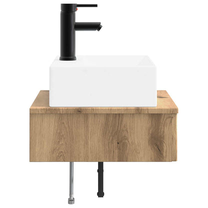 Wall-Mounted Wash Basin Artisan Oak 40 x 41 x 39 cm