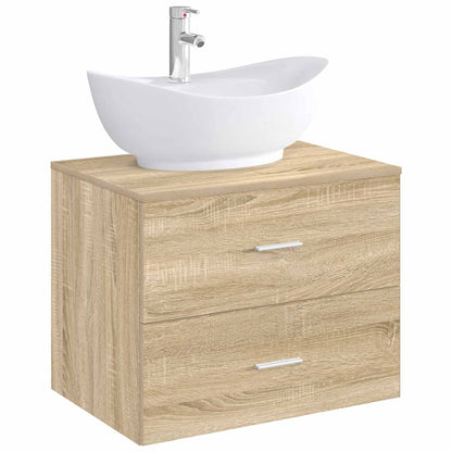 Bathroom Wash Basin Chrome 59 x 35 x 21 cm Metal