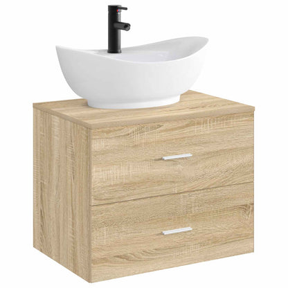 Bathroom Wash Basin Matte Black 59 x 35 x 21 cm Metal
