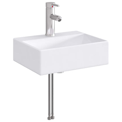 Bathroom Wash Basin Chrome 39 x 30.5 x 12.5 cm Metal