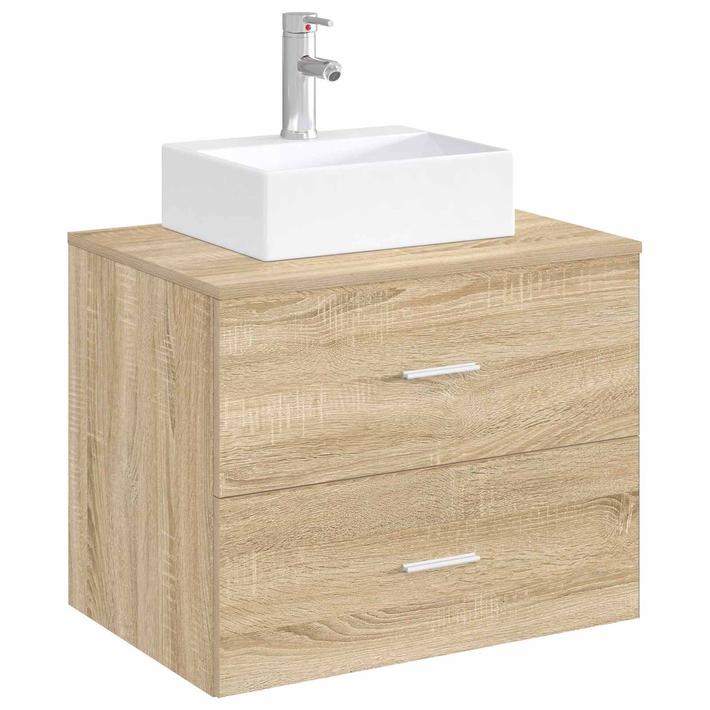 Bathroom Wash Basin Chrome 39 x 30.5 x 12.5 cm Metal