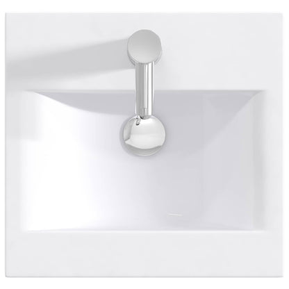 Bathroom Wash Basin Chrome 42 x 40 x 16.5 cm Metal