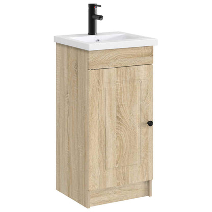 Bathroom Wash Basin Matte Black 42 x 40 x 16.5 cm Metal