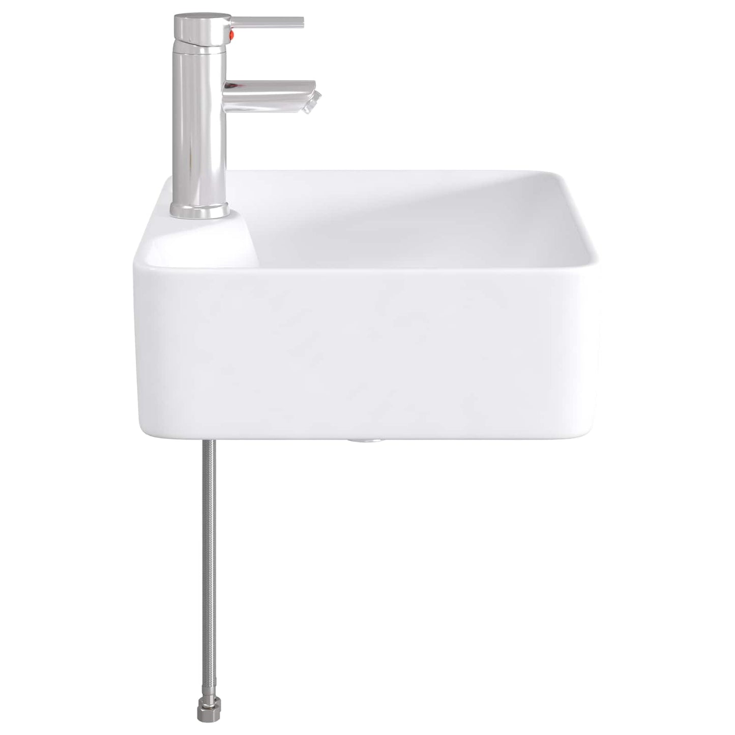 Bathroom Wash Basin Chrome 48.5 x 37.5 x 13 cm Metal