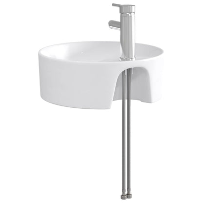 Bathroom Wash Basin Chrome 40.5 x 40.5 x 15 cm Metal