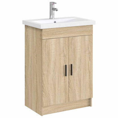 Bathroom Wash Basin Chrome 61 x 40 x 16.5 cm Metal