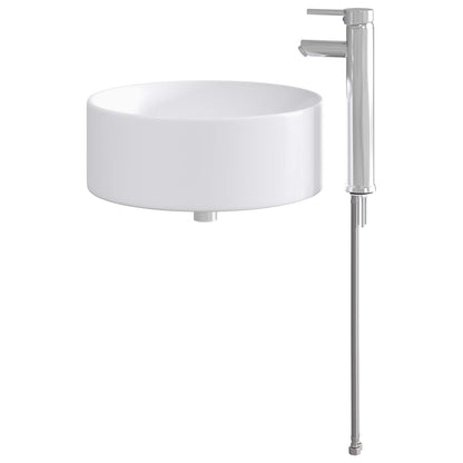 Bathroom Wash Basin Chrome 40.5 x 40.5 x 15.5 cm Metal