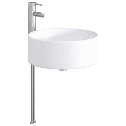 Bathroom Wash Basin Chrome 40.5 x 40.5 x 15.5 cm Metal