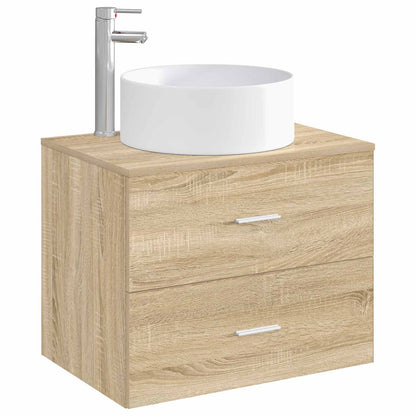 Bathroom Wash Basin Chrome 40.5 x 40.5 x 15.5 cm Metal