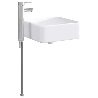 Bathroom Wash Basin Chrome 49 x 37 x 14 cm Metal