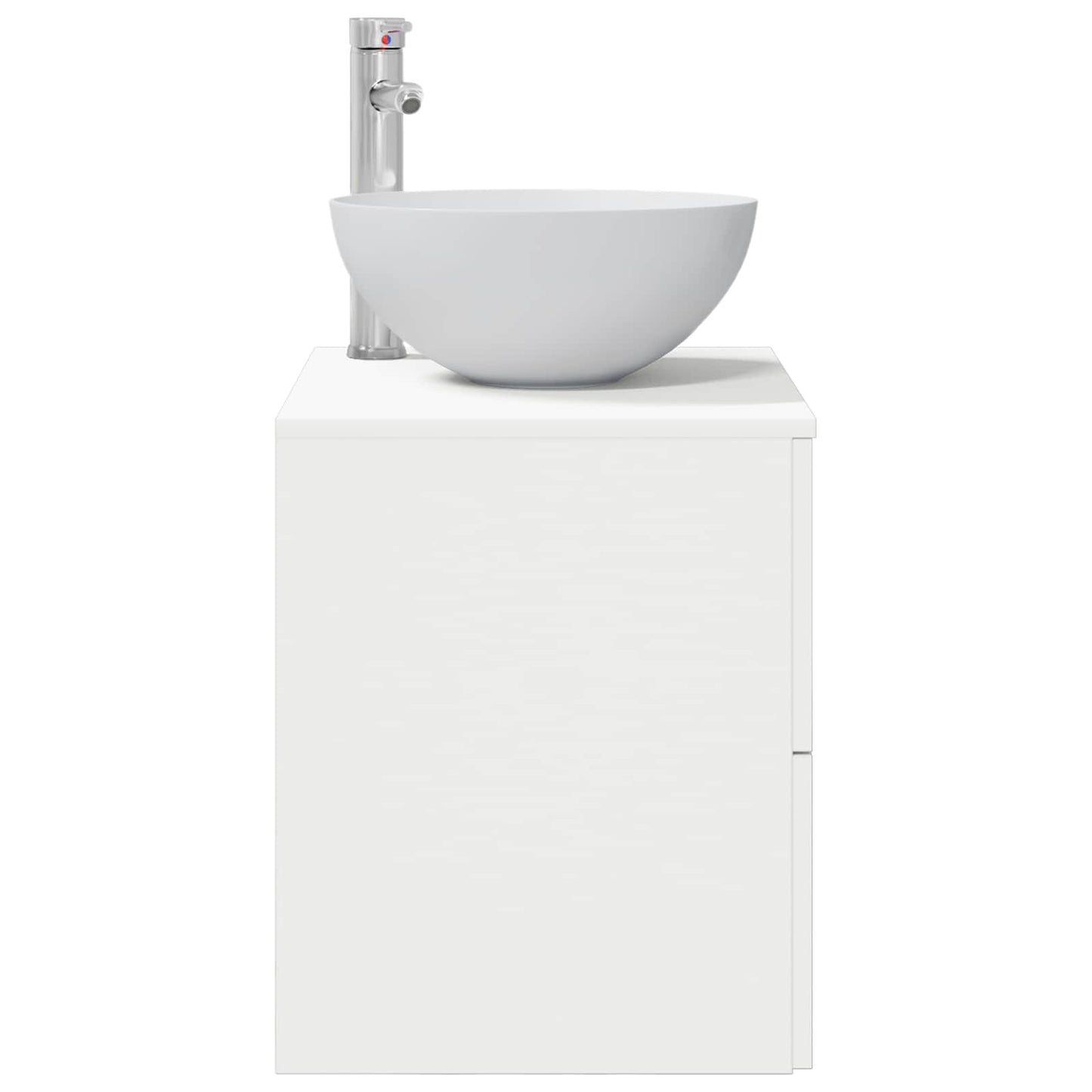 Wall-Mounted Sink Vanity White 49.5 x 35 x 63 cm