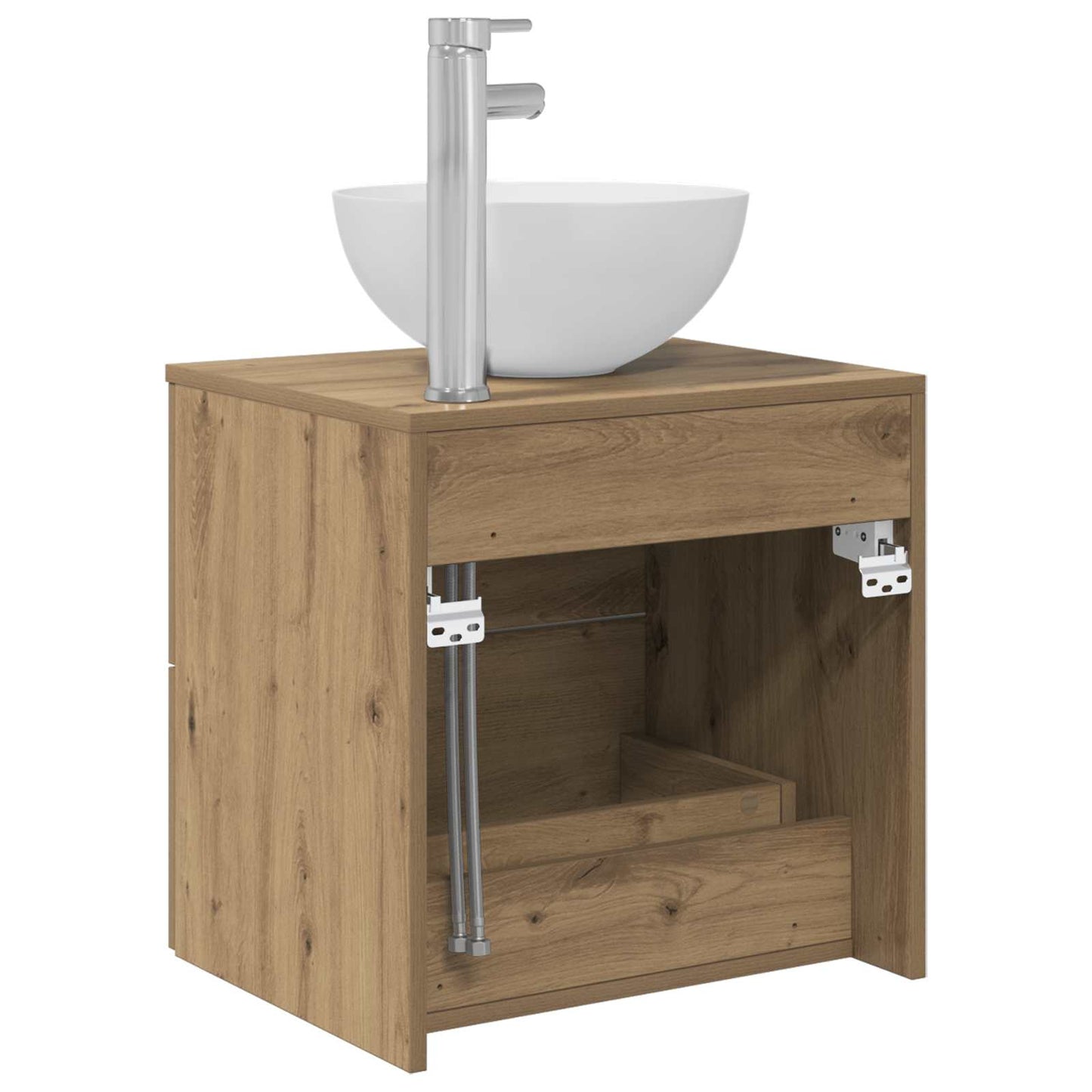 Wall-Mounted Sink Vanity Artisan Oak 49.5 x 35 x 63 cm