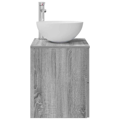 Wall-Mounted Sink Vanity Grey Sonoma 49.5 x 41 x 64.5 cm
