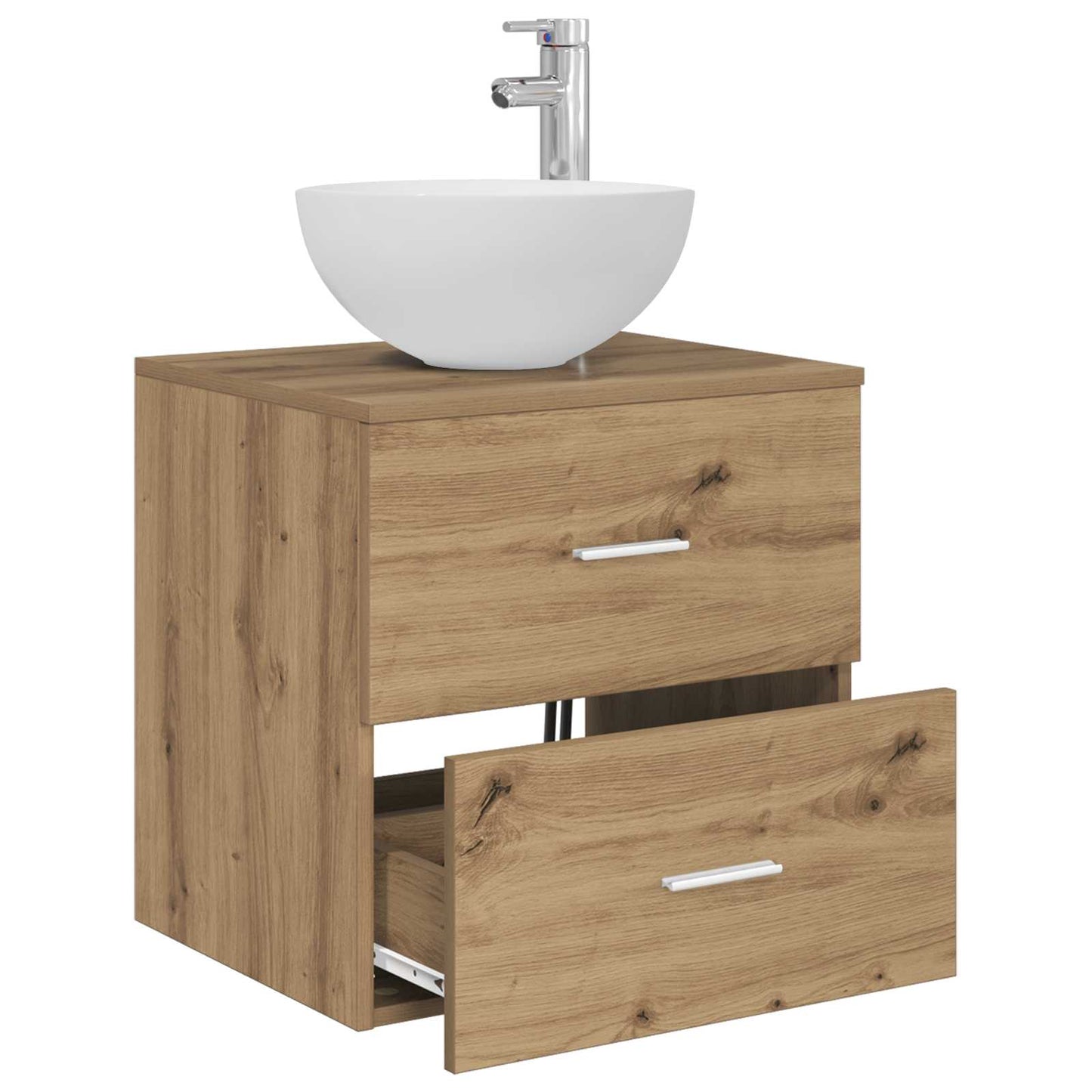 Wall-Mounted Sink Vanity Artisan Oak 49.5 x 41 x 64.5 cm