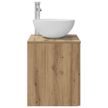 Wall-Mounted Sink Vanity Artisan Oak 49.5 x 41 x 64.5 cm