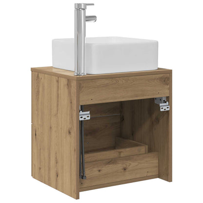 Wall-Mounted Sink Vanity Artisan Oak 49.5 x 41 x 63 cm
