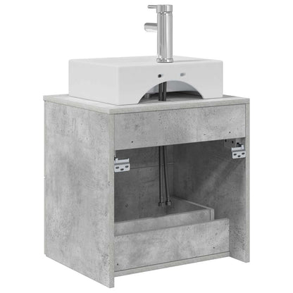 Wall-Mounted Sink Vanity Concrete Grey 49.5 x 41 x 62.5 cm