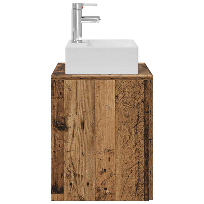 Wall-Mounted Sink Vanity Old Wood 49.5 x 41 x 62.5 cm