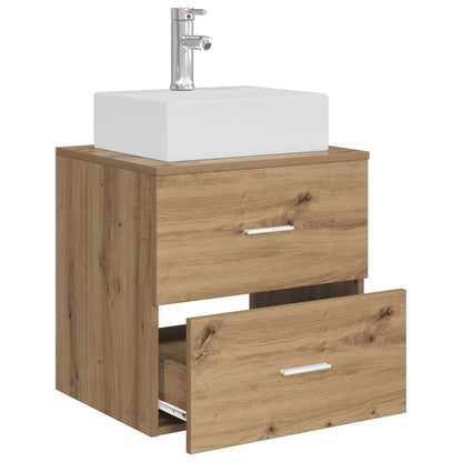Wall-Mounted Sink Vanity Artisan Oak 49.5 x 41 x 62.5 cm