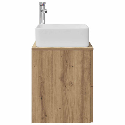 Wall-Mounted Sink Vanity Artisan Oak 53 x 34.5 x 63 cm