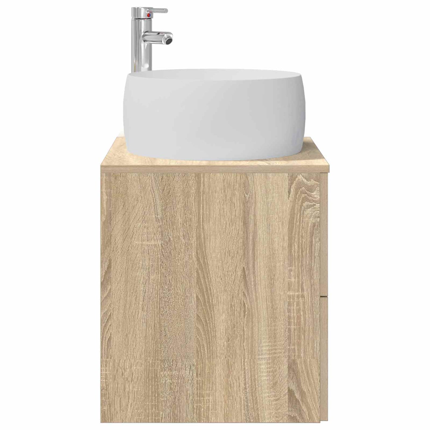 Wall-Mounted Sink Vanity Sonoma Oak 49.5 x 44.5 x 66 cm