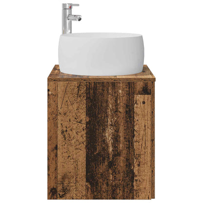 Wall-Mounted Sink Vanity Old Wood 49.5 x 44.5 x 66 cm