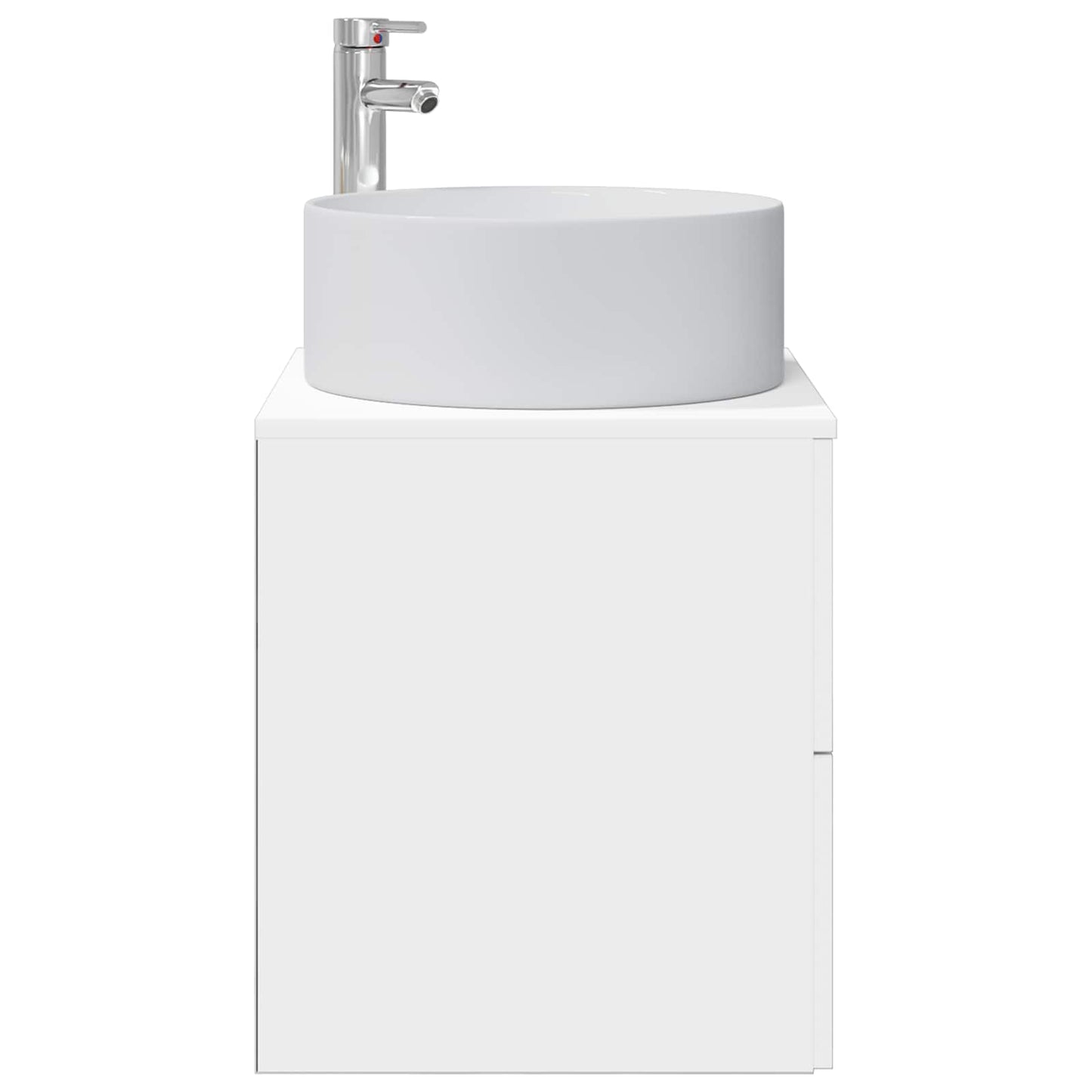 Wall-Mounted Sink Vanity White 49.5 x 44.5 x 65.5 cm