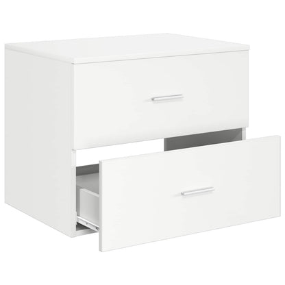 Wall-Mounted Bathroom Cabinet White 62.5 x 44.5 x 50 cm